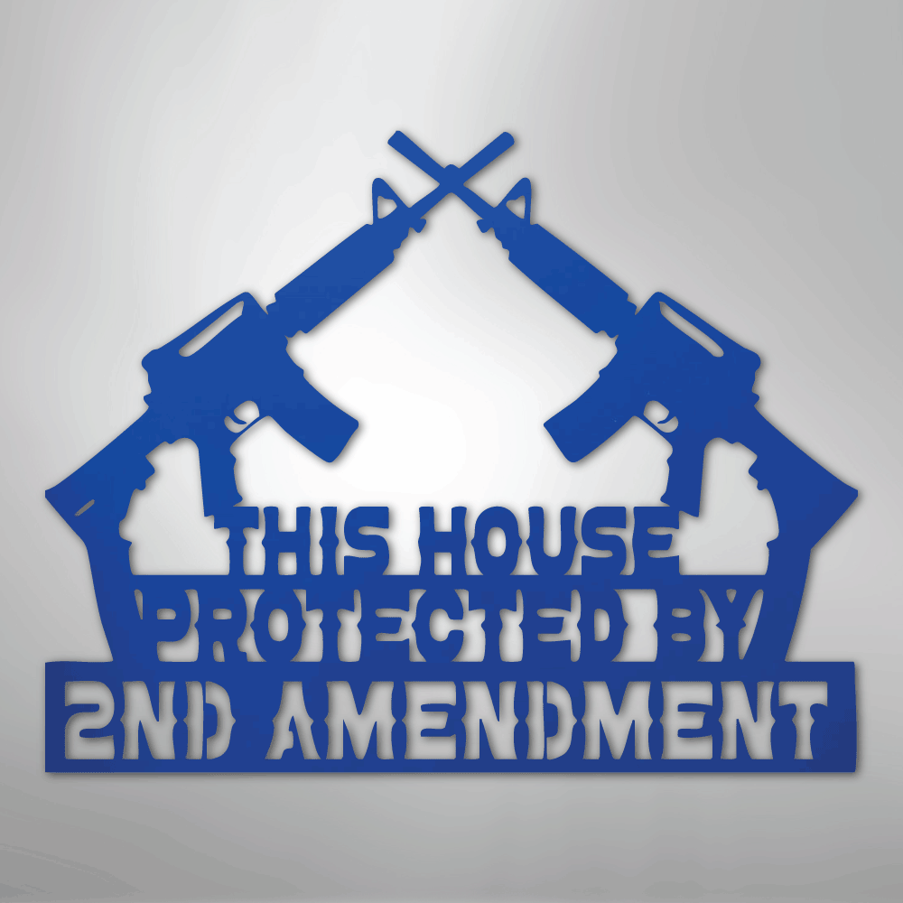 Protected by 2 AMEND - Steel Sign - Kim’s Signature Beauty & Accessories