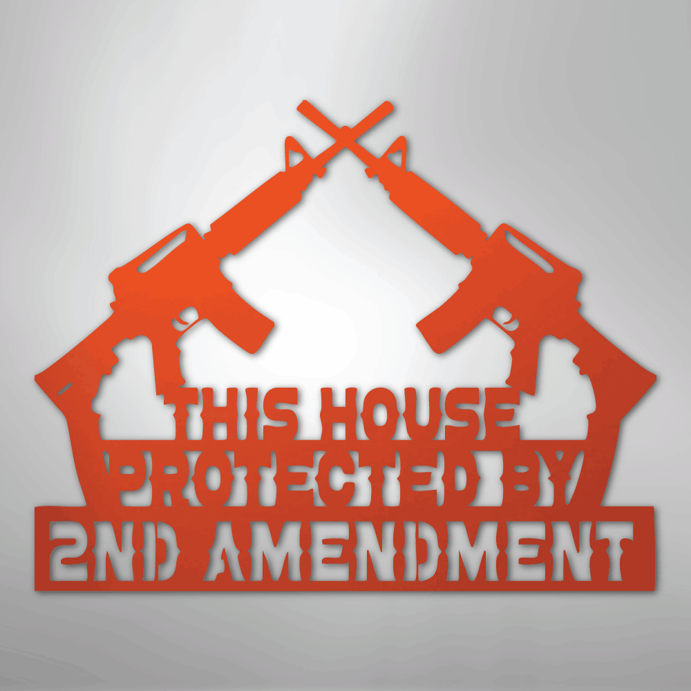 Protected by 2 AMEND - Steel Sign - Kim’s Signature Beauty & Accessories