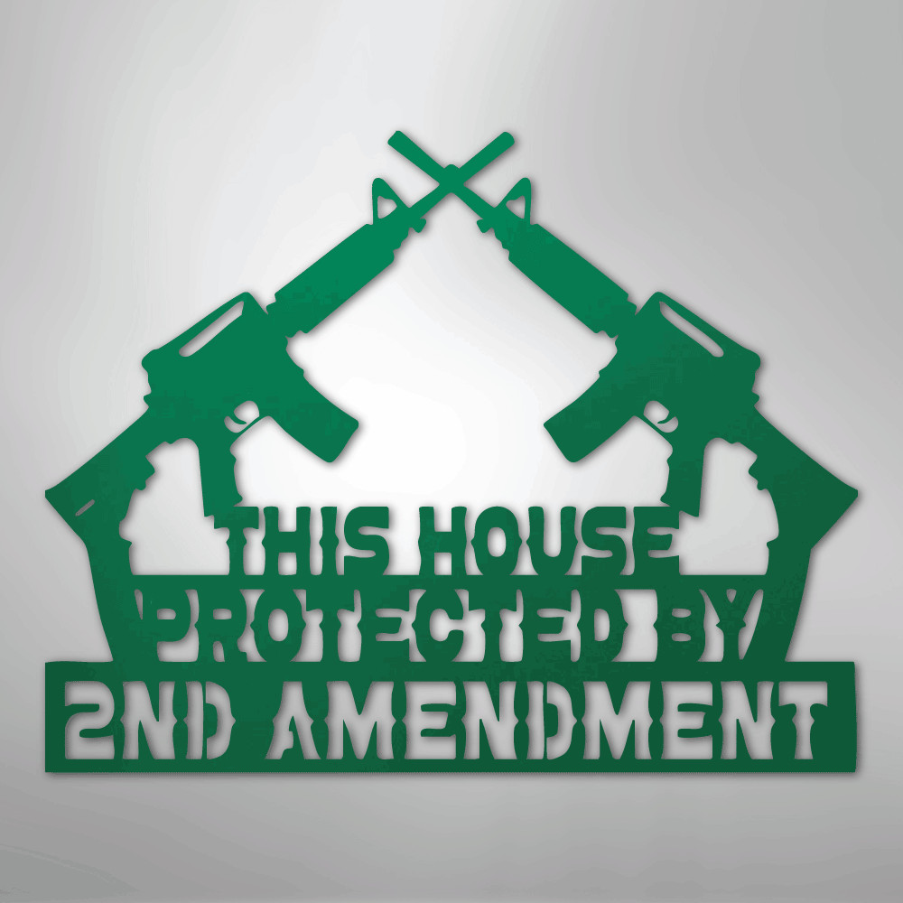 Protected by 2 AMEND - Steel Sign - Kim’s Signature Beauty & Accessories