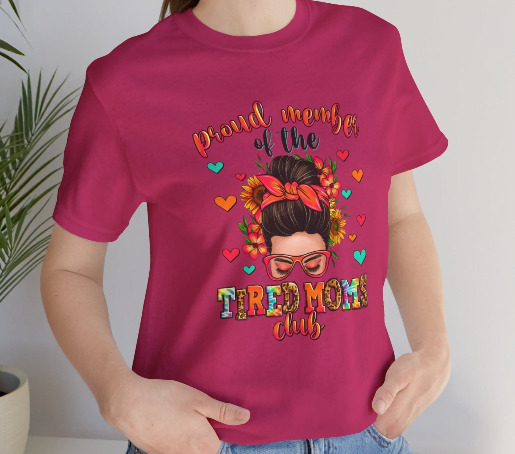 Proud Member of the Tired Moms Club Tee - Kim’s Signature Beauty & Accessories    