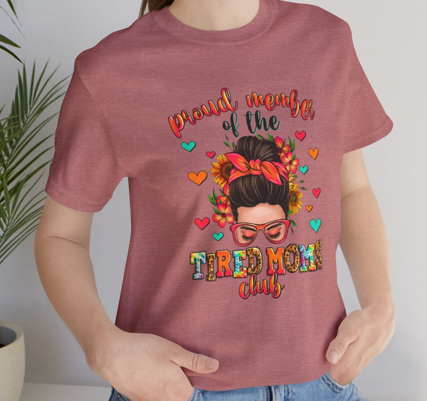 Proud Member of the Tired Moms Club Tee - Kim’s Signature Beauty & Accessories    