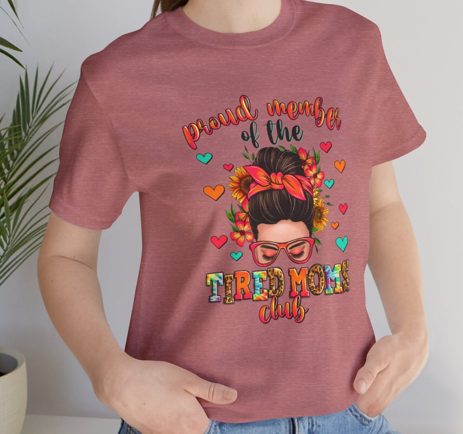 Proud Member of the Tired Moms Club Tee - Kim’s Signature Beauty & Accessories    