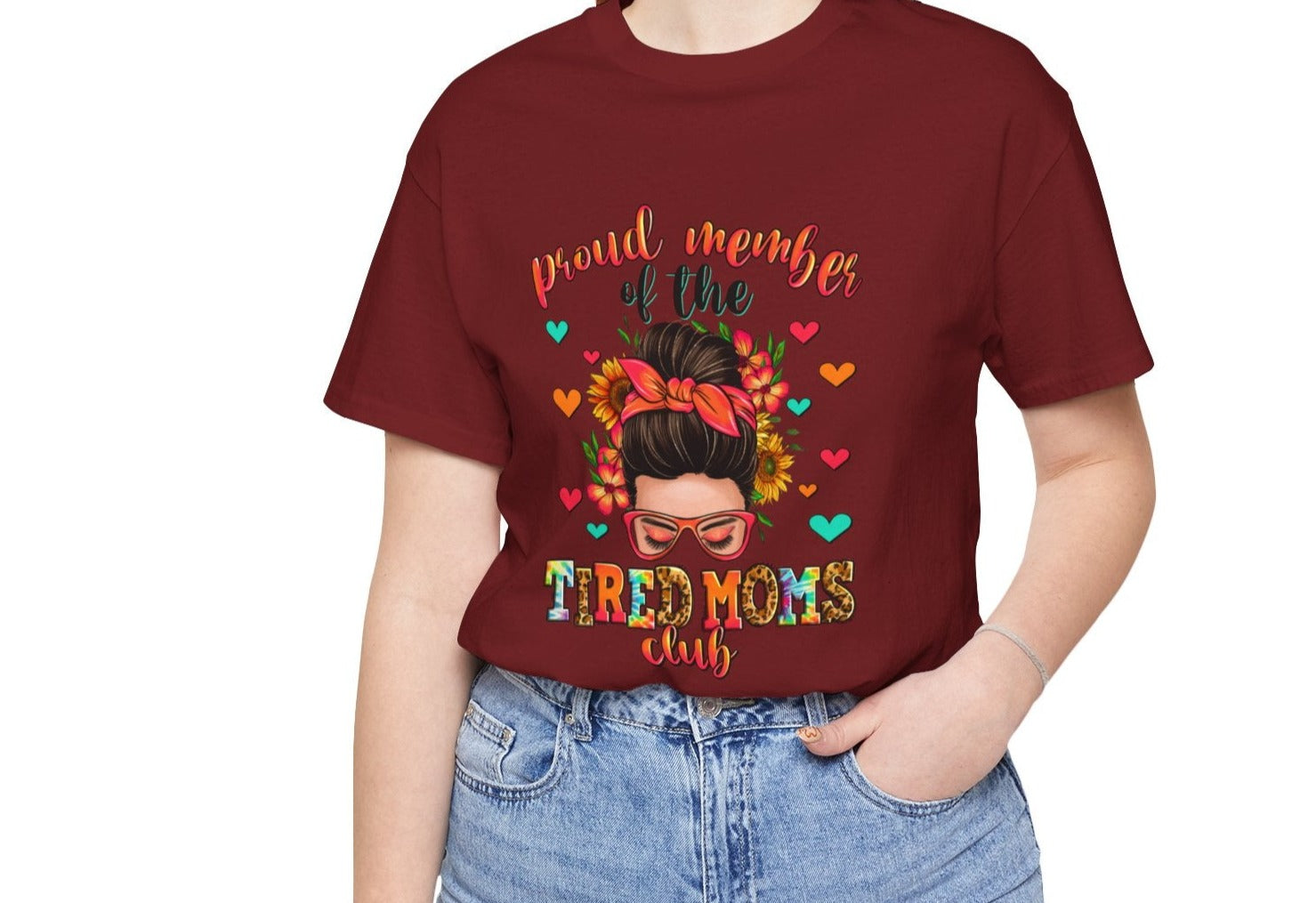 Proud Member of the Tired Moms Club Tee - Kim’s Signature Beauty & Accessories    