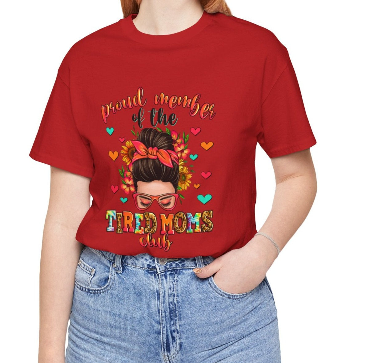 Proud Member of the Tired Moms Club Tee - Kim’s Signature Beauty & Accessories    