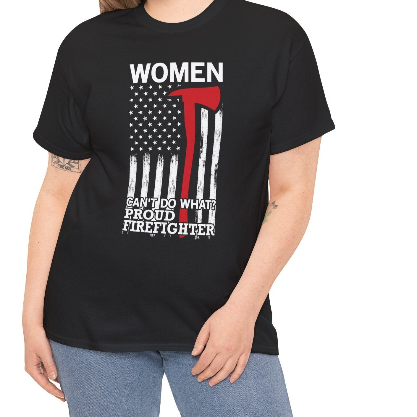 Proud Woman Firefighter Tee - Kim’s Signature Beauty & Accessories    
