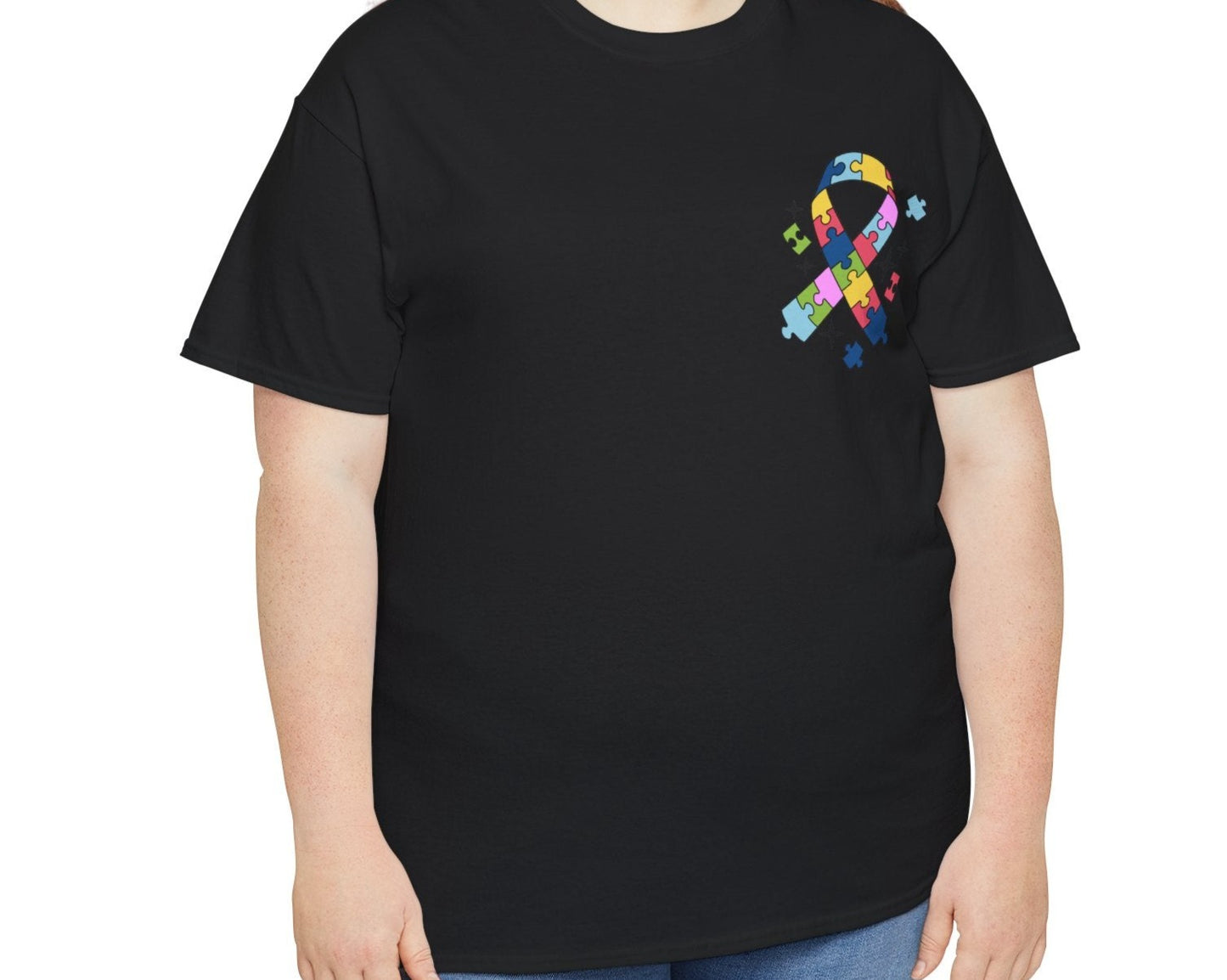 Proud mom of Autism Tee (FRONT & BACK PRINT) - Kim’s Signature Beauty & Accessories    