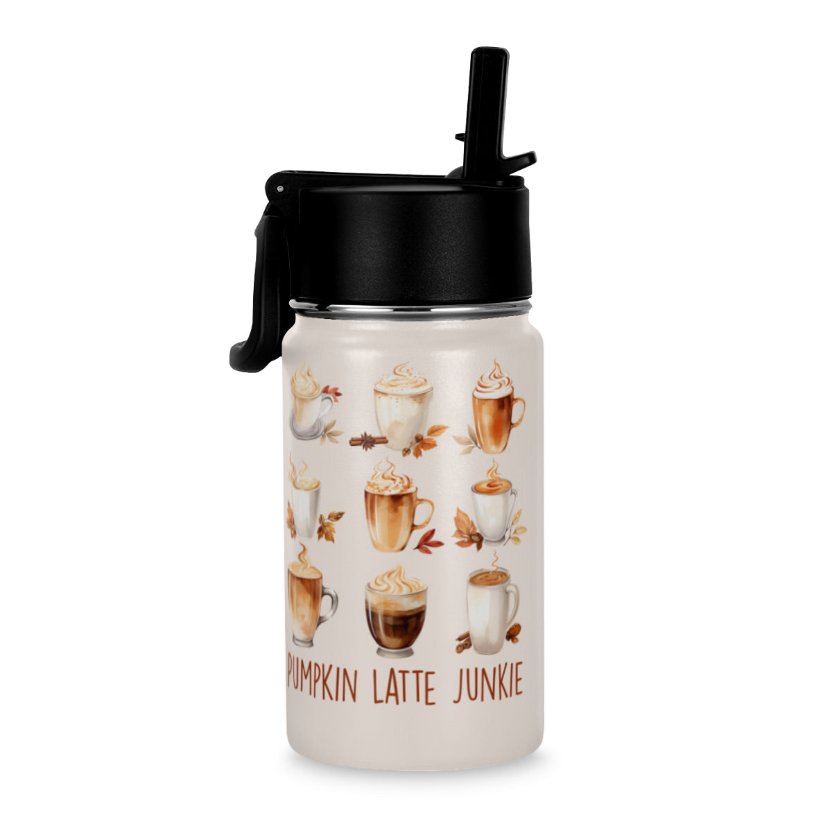 Pumpkin Latte Junkie 12oz Tumbler - Kim’s Signature Beauty & Accessories    