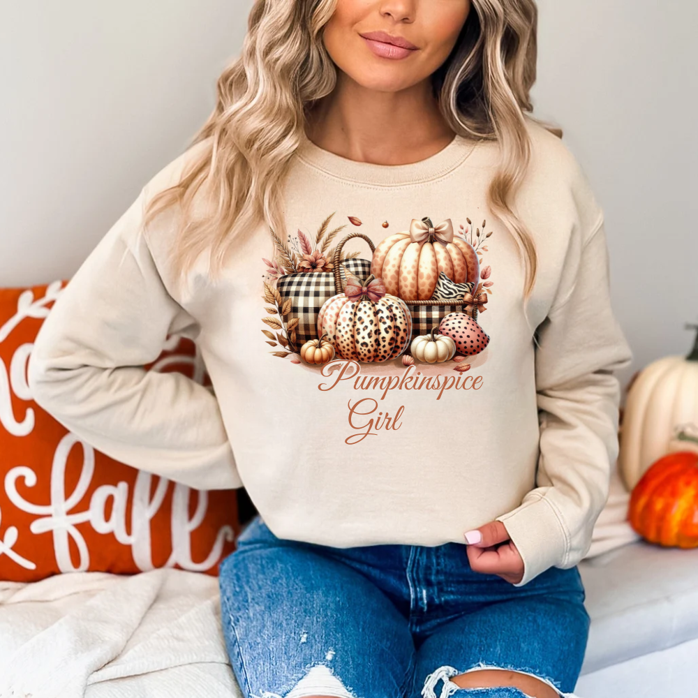 Pumpkin Spice Girl Tee or Sweatshirt - Kim’s Signature Beauty & Accessories    