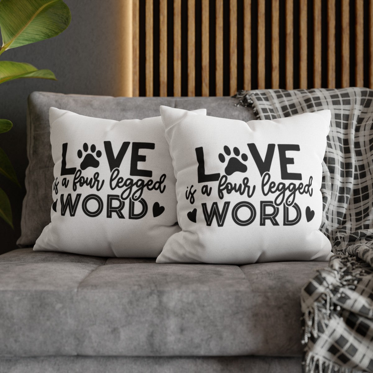 Puppy Love | Square Pillowcase - Kim’s Signature Beauty & Accessories    