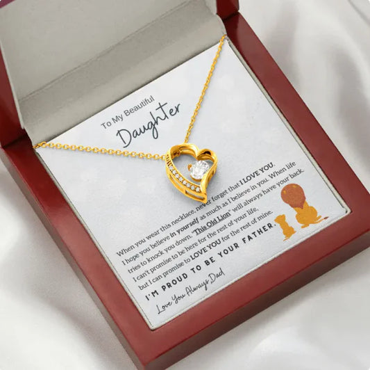 Pure Hearts Message Card Necklace - Kim’s Signature Beauty & Accessories    