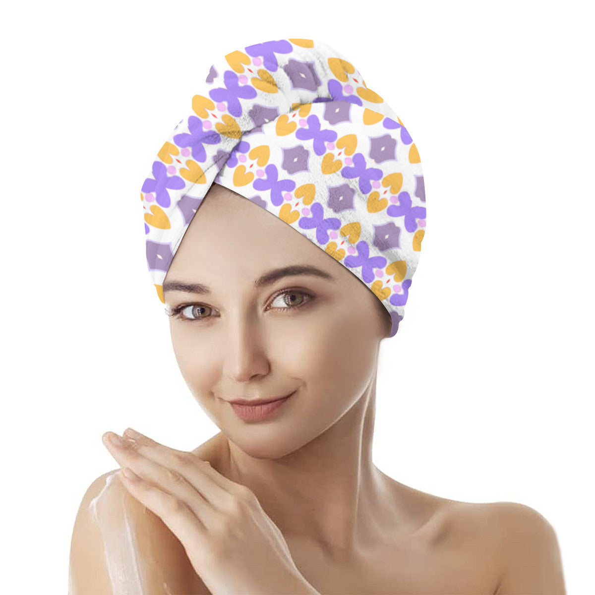 Purple & Yellow Hair Wrap - Kim’s Signature Beauty & Accessories    