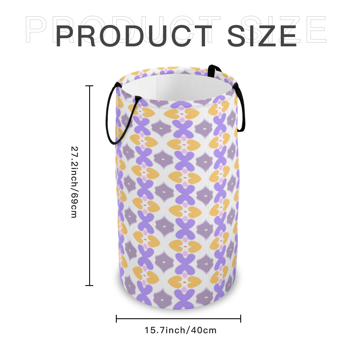 Purple and Yellow Laundry Tote - Kim’s Signature Beauty & Accessories    
