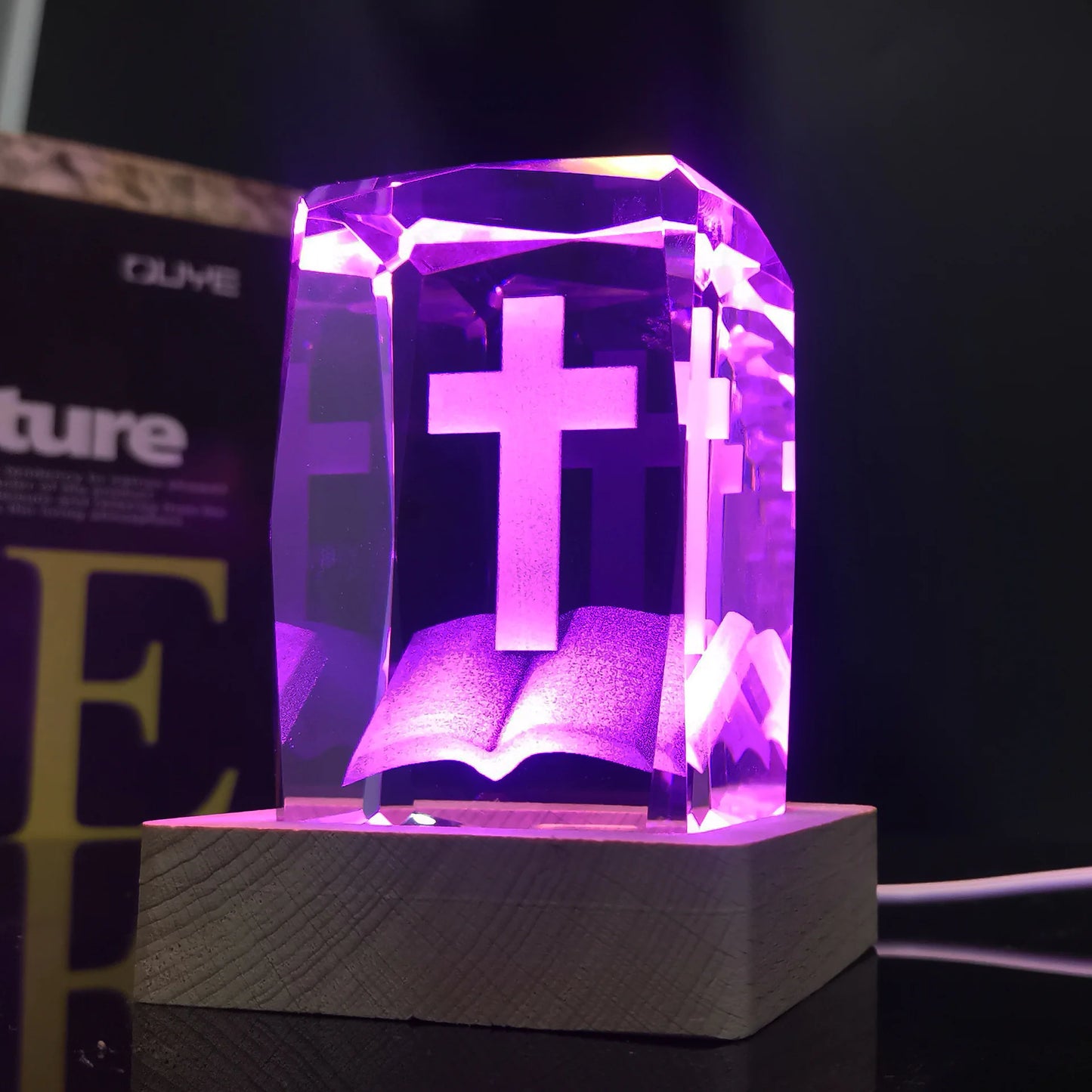 Luminous Cross Crystal - Kim’s Signature Beauty & Accessories    (Store description)