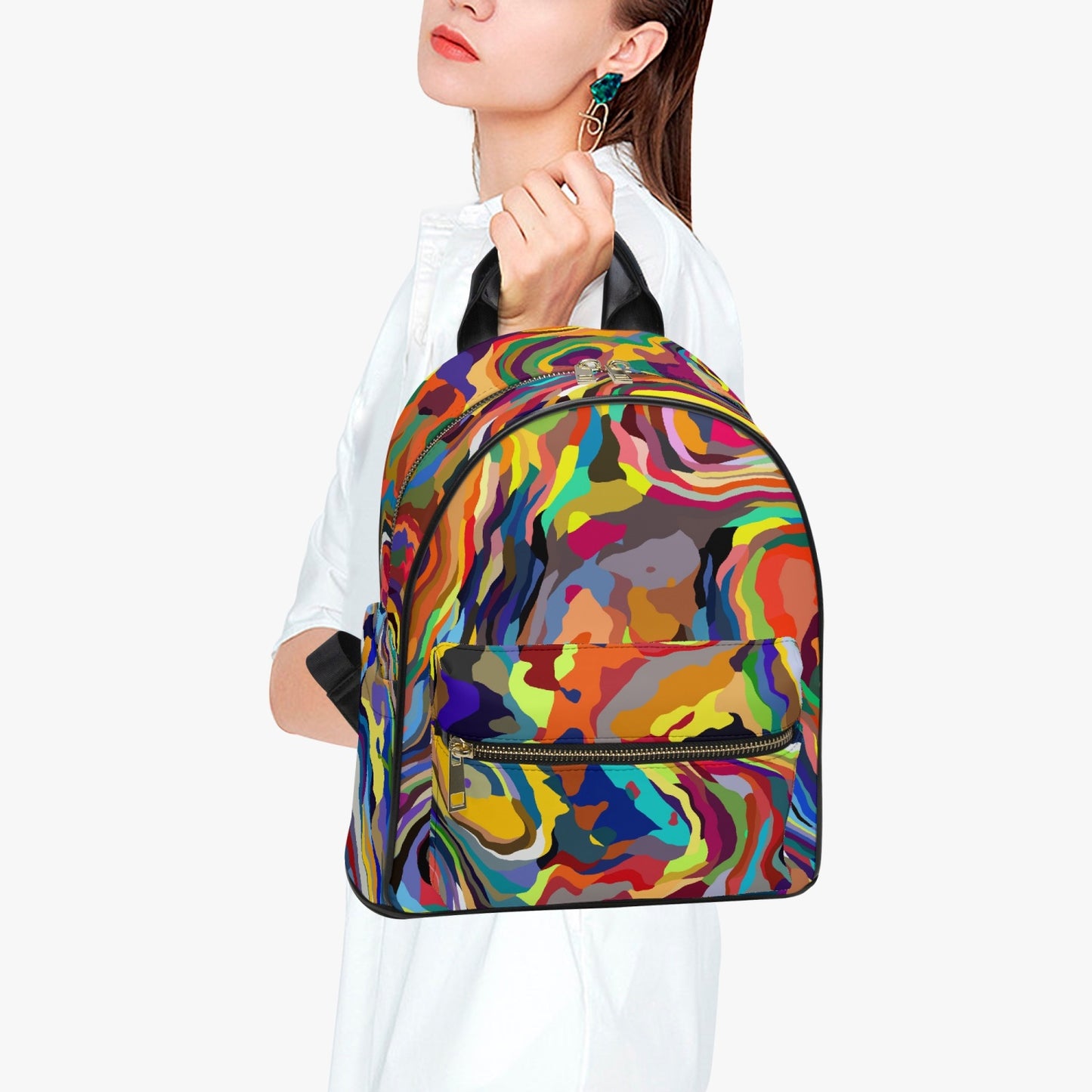 Rainbow Splash Backpack - Kim’s Signature Beauty & Accessories    