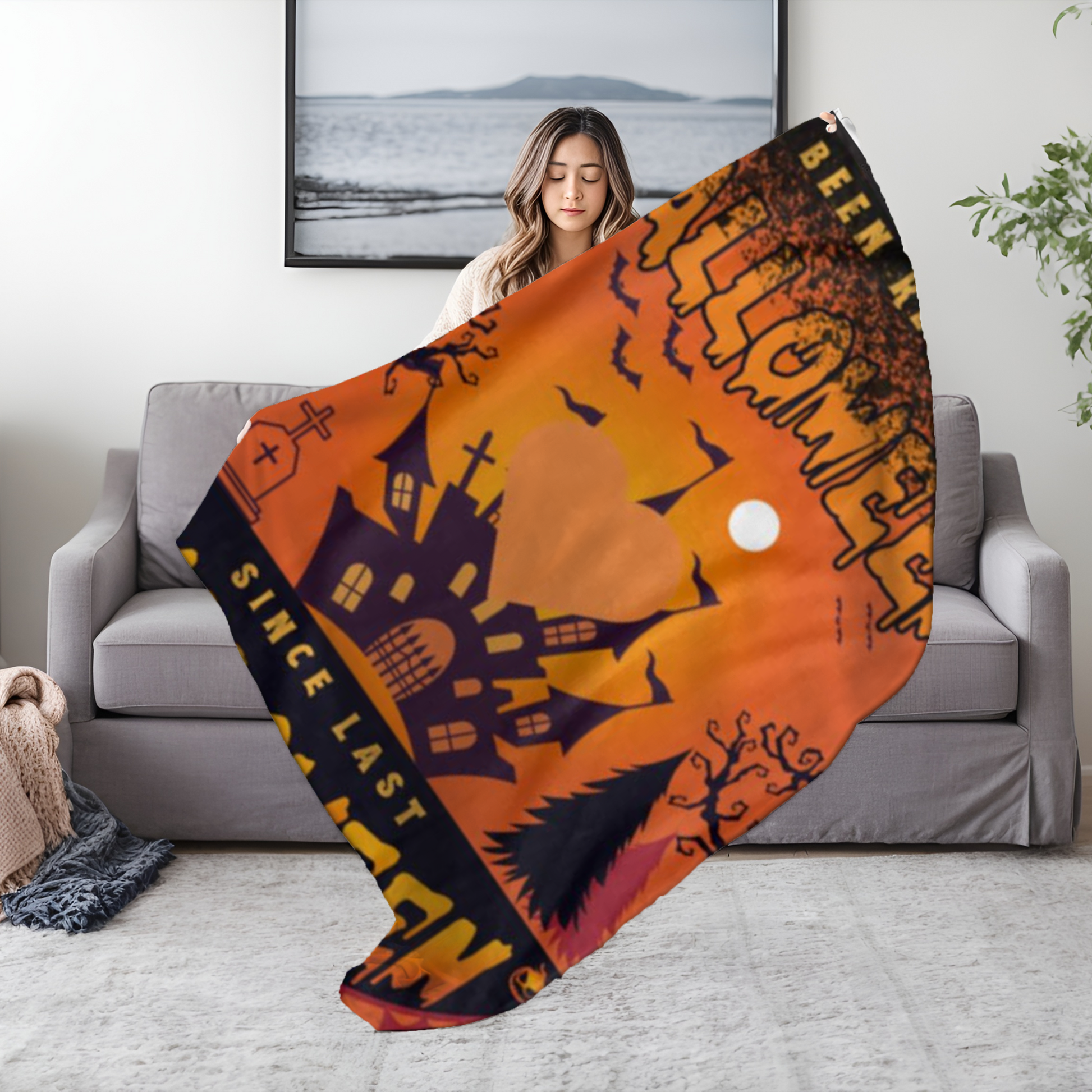 Ready For Halloween Blanket - Kim’s Signature Beauty & Accessories    