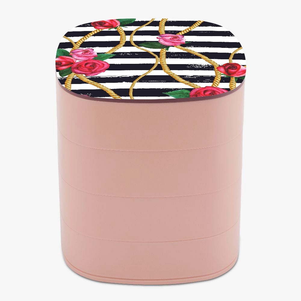 Red Beauty 4 Layer Rotating Jewelry Box - Kim’s Signature Beauty & Accessories    