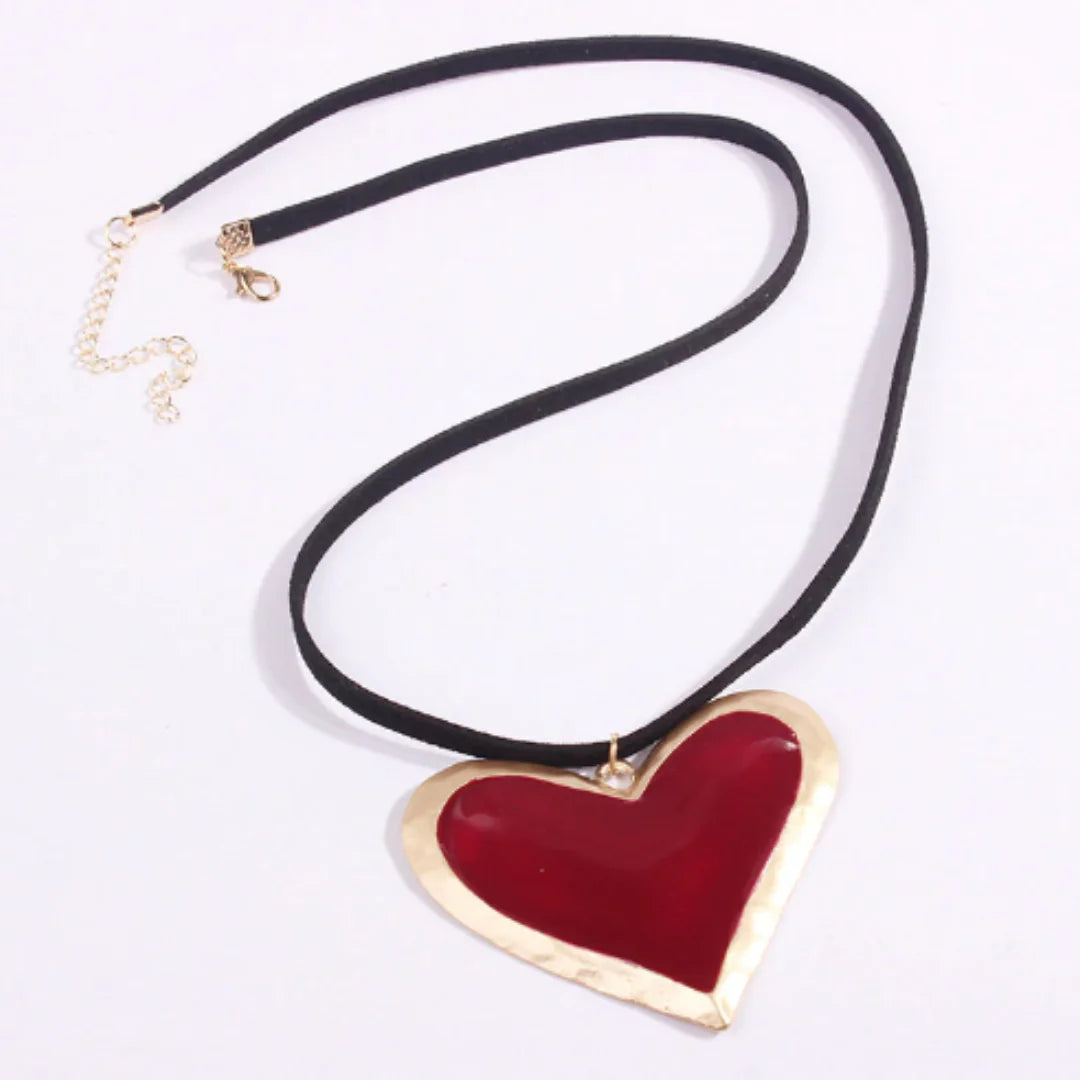 Red Heart Necklace - Kim’s Signature Beauty & Accessories    