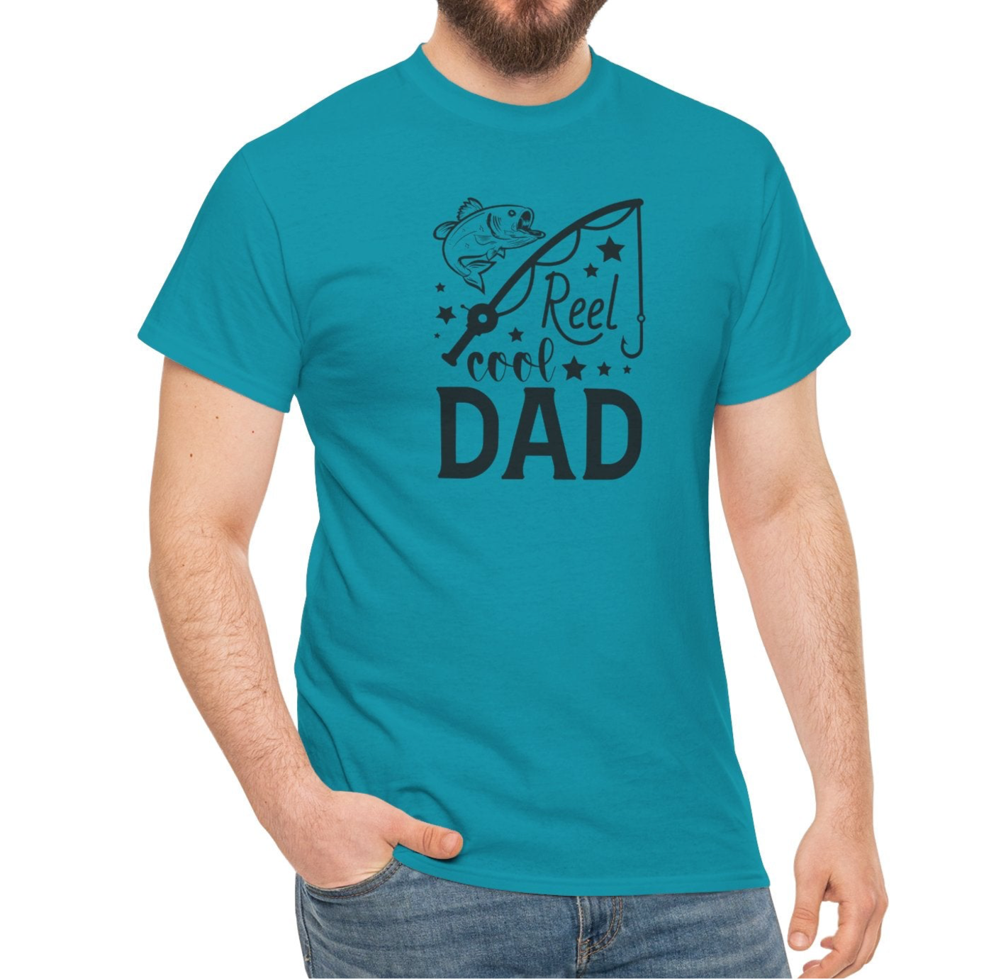 Reel Cool Dad Fishing Tee - Kim’s Signature Beauty & Accessories    