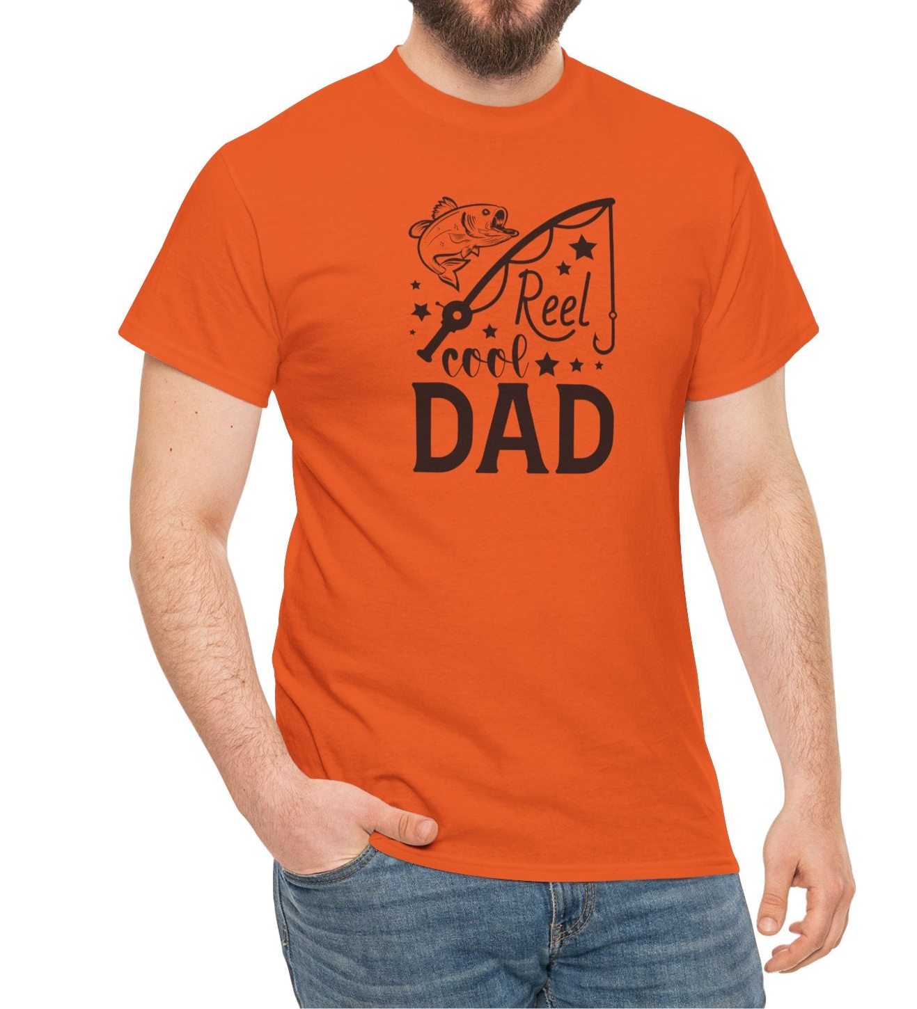 Reel Cool Dad Fishing Tee - Kim’s Signature Beauty & Accessories    