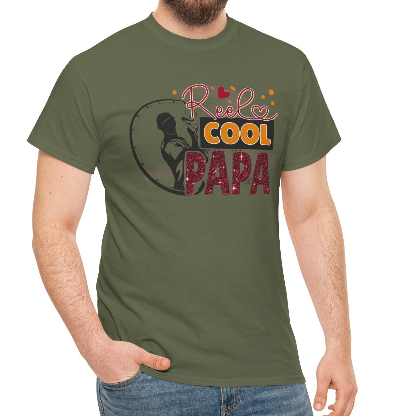Reel Cool Papa Cotton Tee - Kim’s Signature Beauty & Accessories    