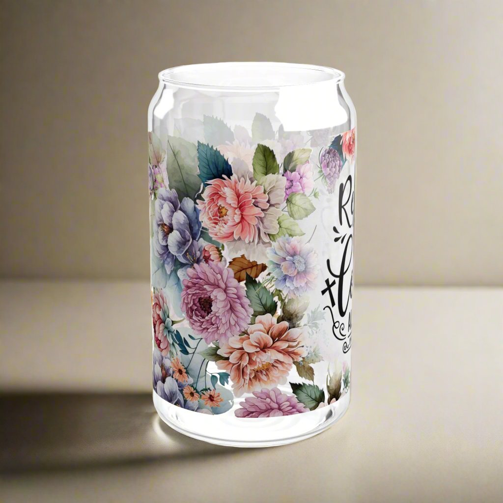 Rejoice In The Lord Sipper Glass - Kim’s Signature Beauty & Accessories    