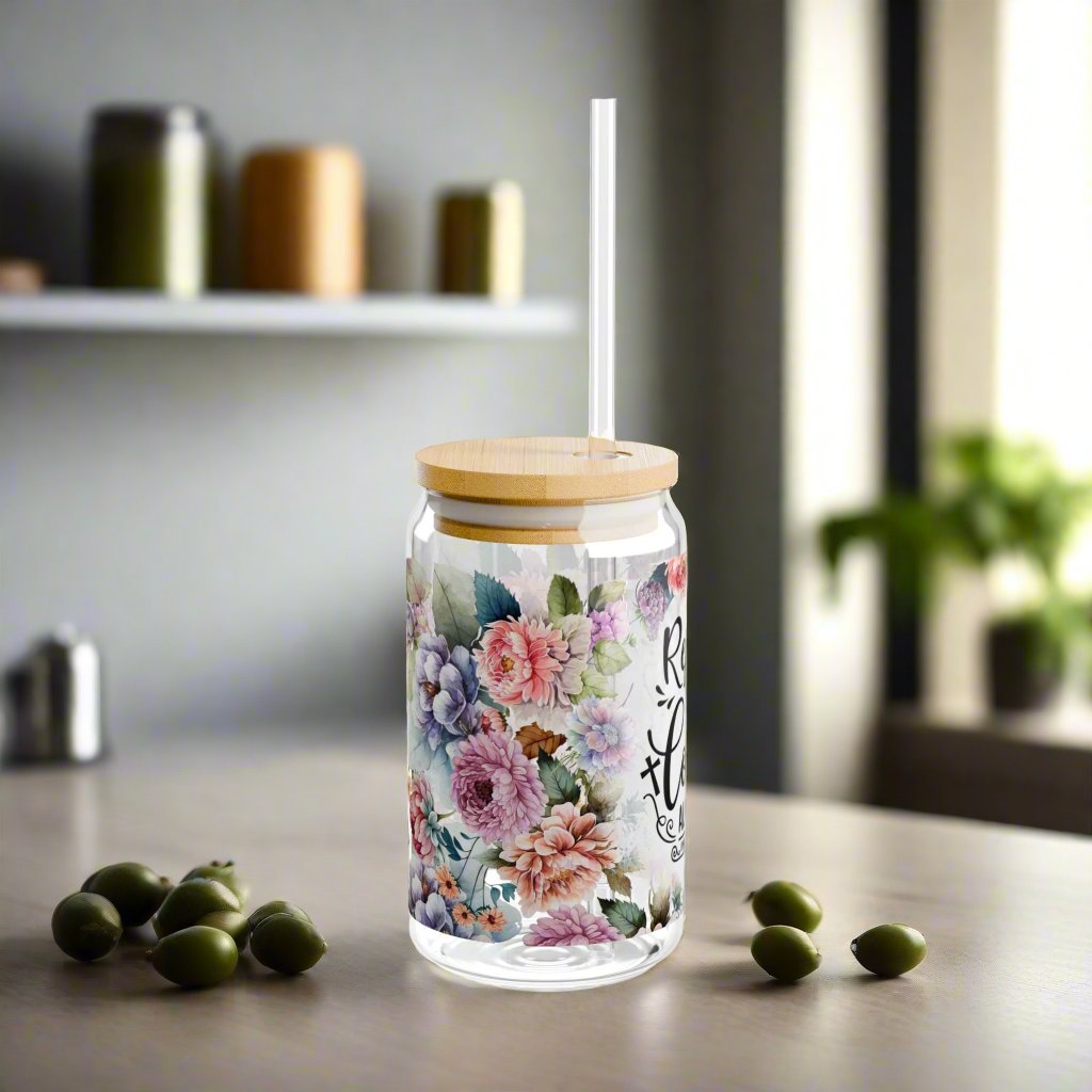 Rejoice In The Lord Sipper Glass - Kim’s Signature Beauty & Accessories    