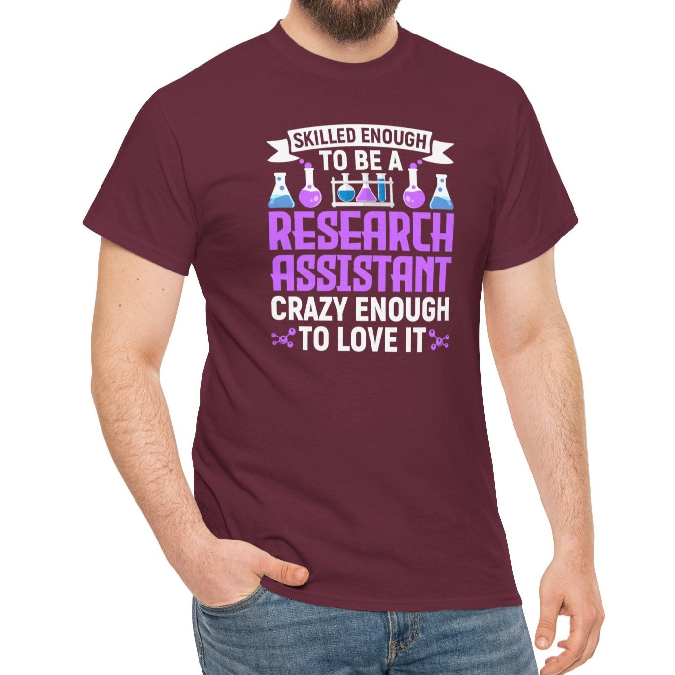 Research Assistant T-Shirt – Skilled, Smart, & Just Crazy Enough - Kim’s Signature Beauty & Accessories    