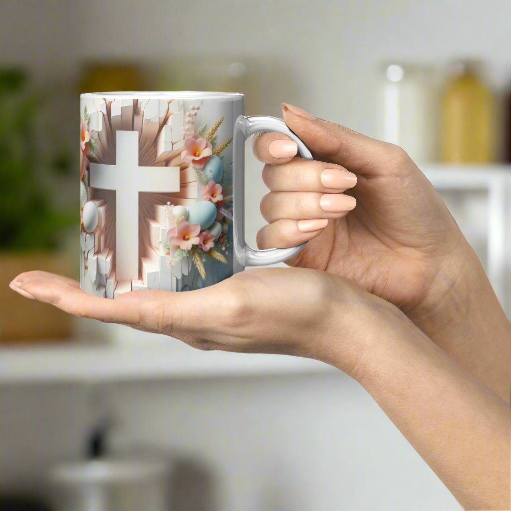 Resurrection Celebration | Cross #3 Mug - Kim’s Signature Beauty & Accessories    