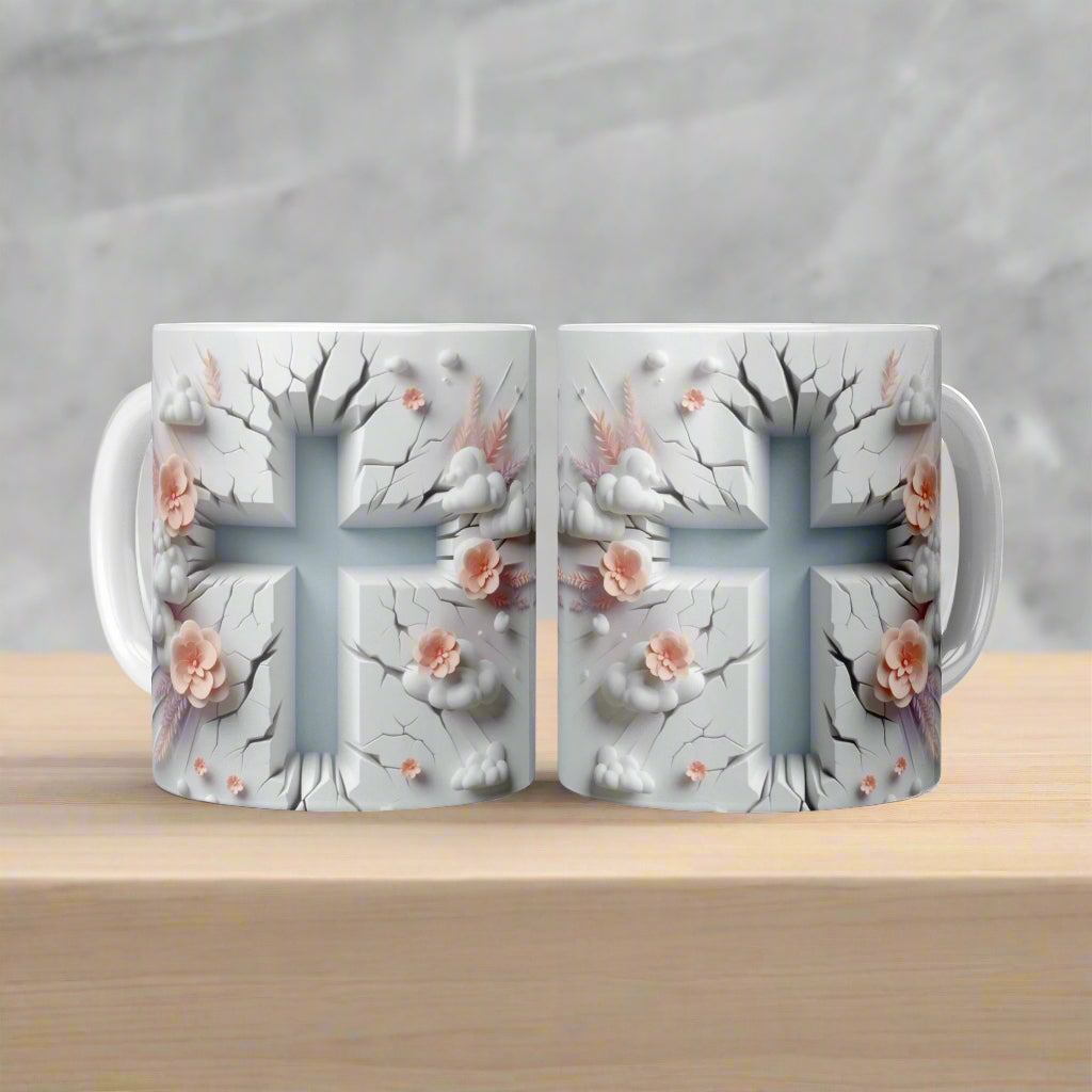 Resurrection Celebration | Cross #4 Mug - Kim’s Signature Beauty & Accessories    