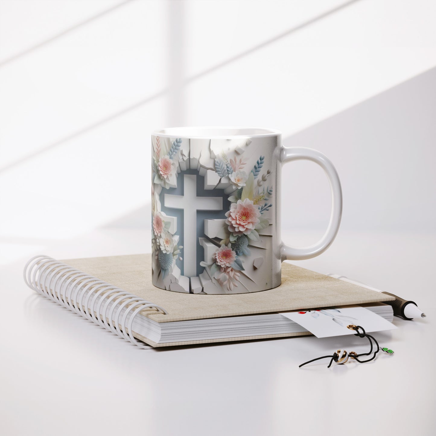 Resurrection Celebration | Cross #5 Mug - Kim’s Signature Beauty & Accessories    