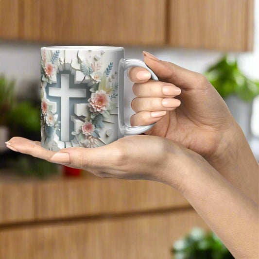 Resurrection Celebration | Cross #5 Mug - Kim’s Signature Beauty & Accessories    