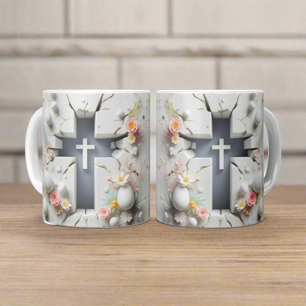 Resurrection Celebration | Cross #6 Mug - Kim’s Signature Beauty & Accessories    