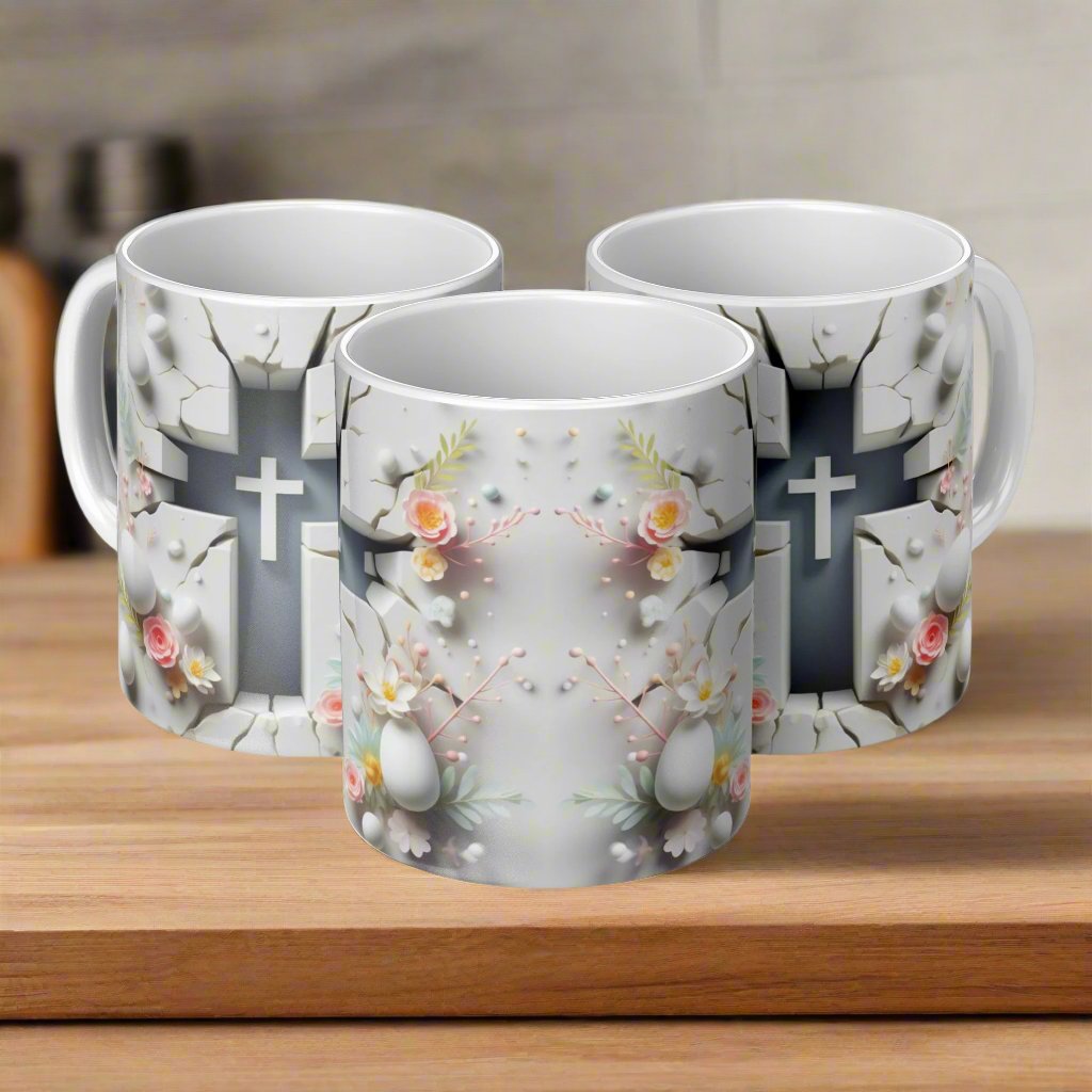 Resurrection Celebration | Cross #6 Mug - Kim’s Signature Beauty & Accessories    