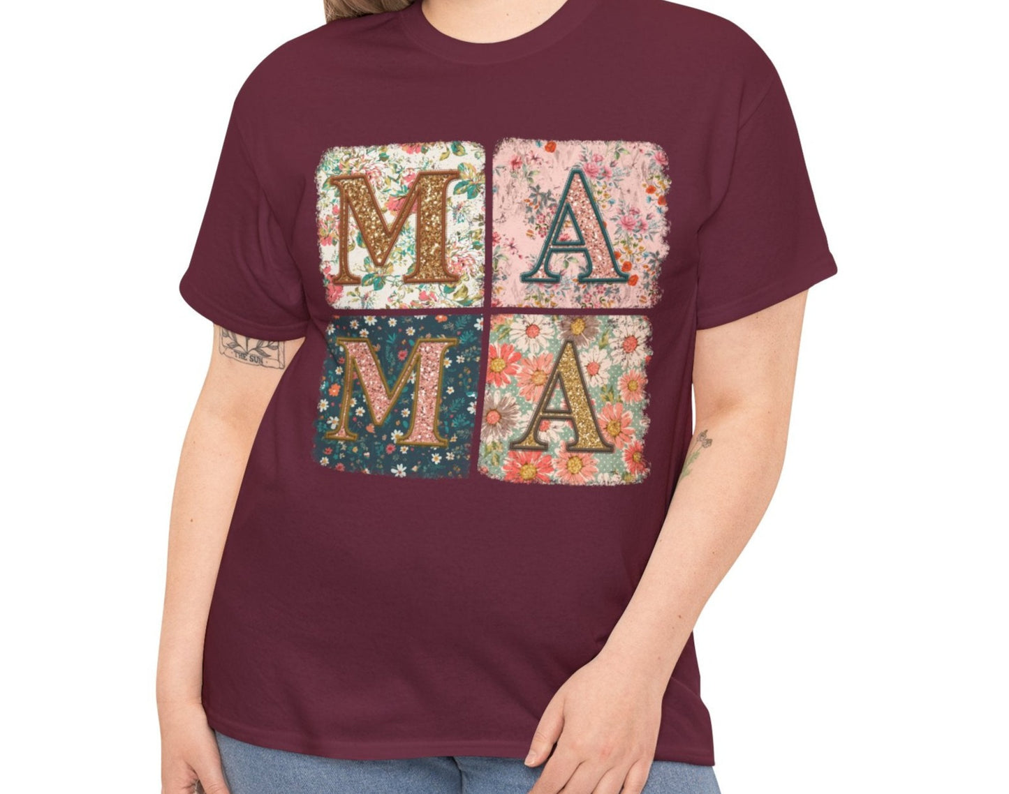 Retro Boho Mama | Cotton Tee - Kim’s Signature Beauty & Accessories    