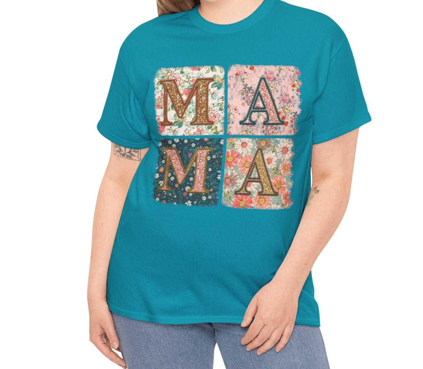 Retro Boho Mama | Cotton Tee - Kim’s Signature Beauty & Accessories    