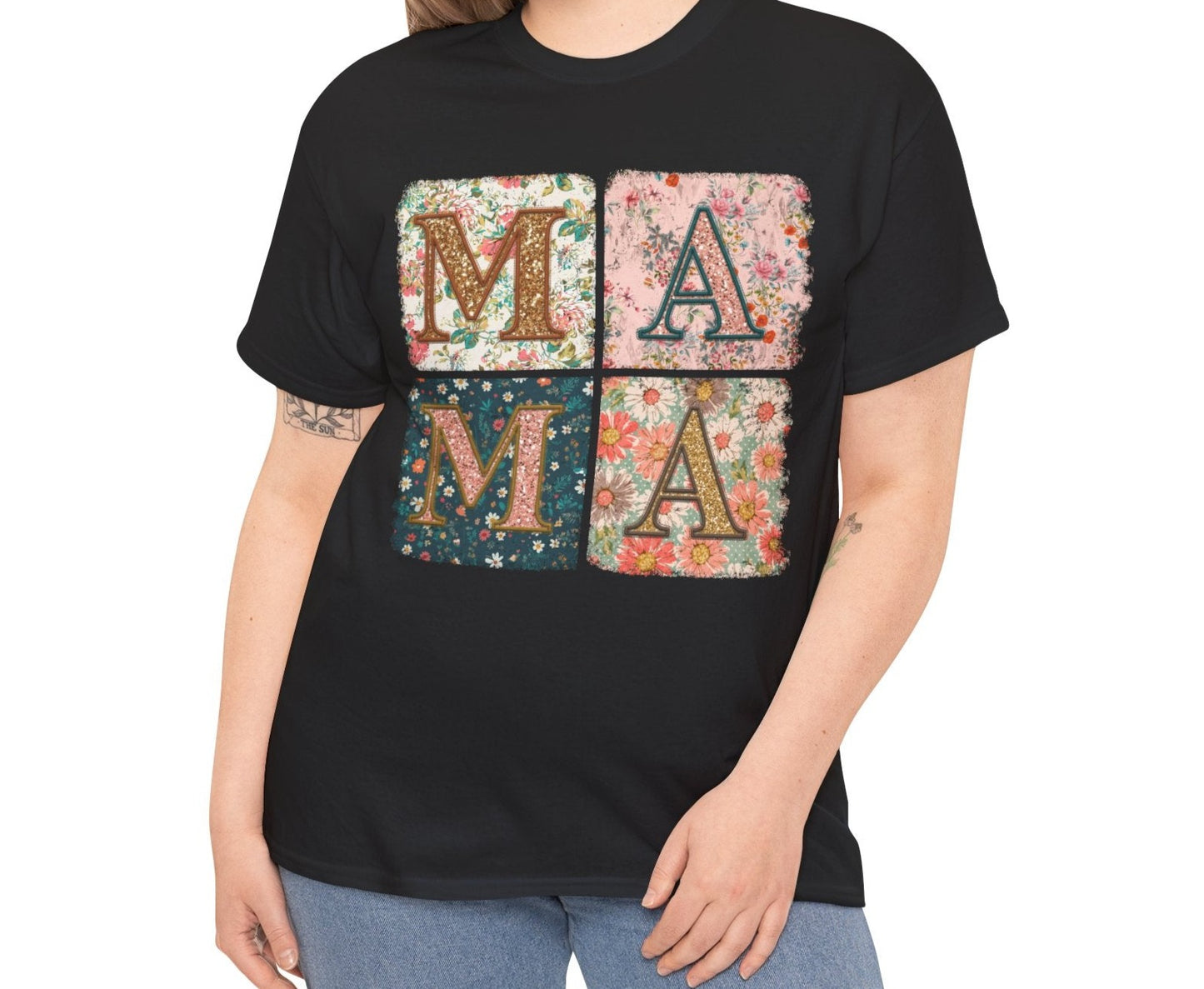 Retro Boho Mama | Cotton Tee - Kim’s Signature Beauty & Accessories    
