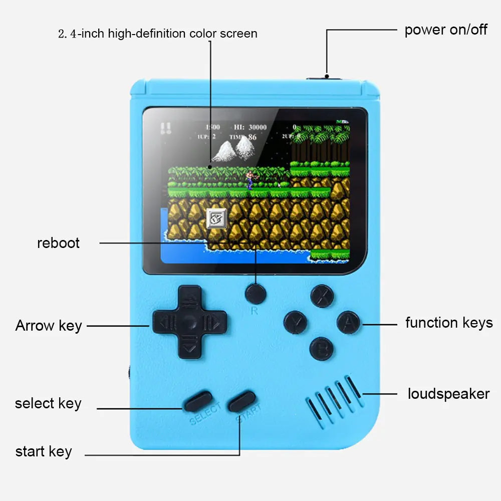 Retro Hand Held Gaming Console - Kim’s Signature Beauty & Accessories    