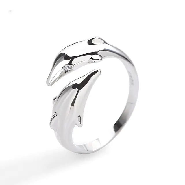 Retro Silver-Plated Love Hug Rings - Kim’s Signature Beauty & Accessories    