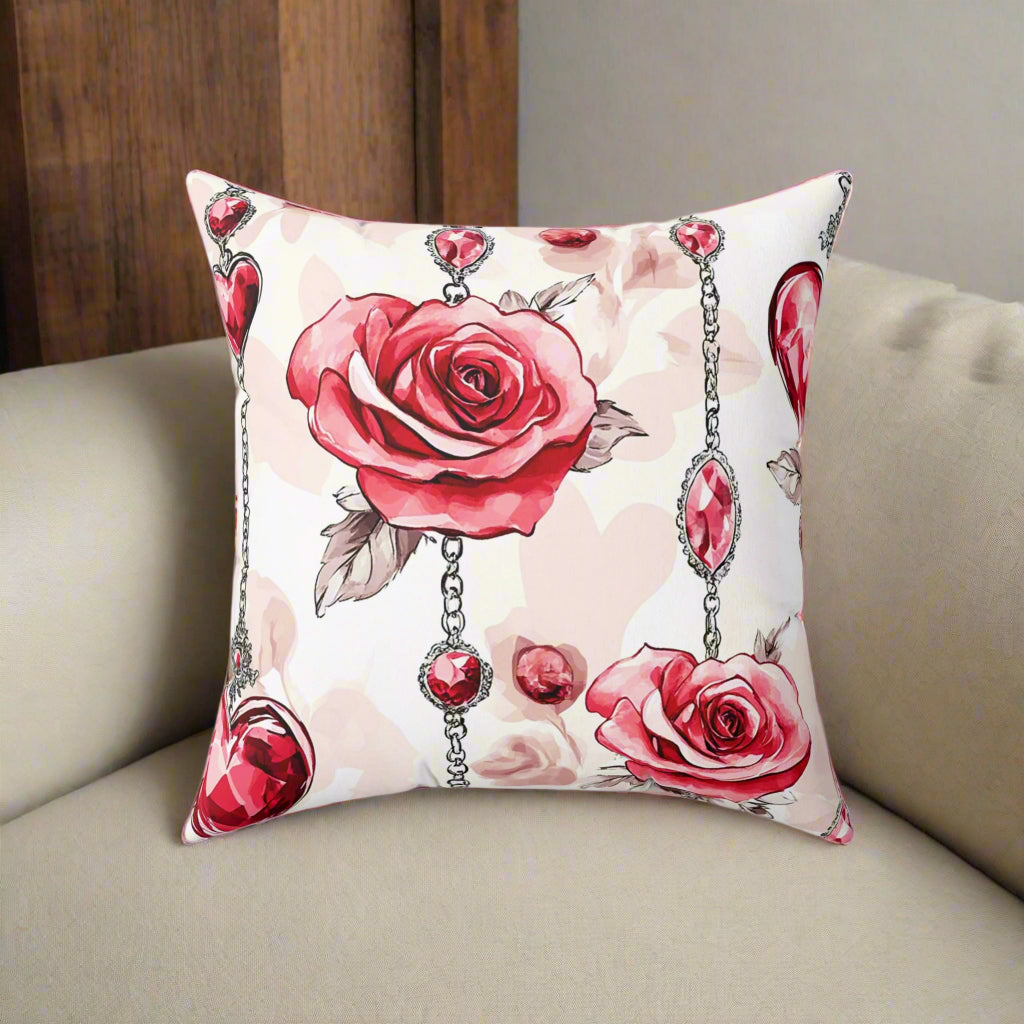 Romantic Rose Valentine Pillow - Kim’s Signature Beauty & Accessories    