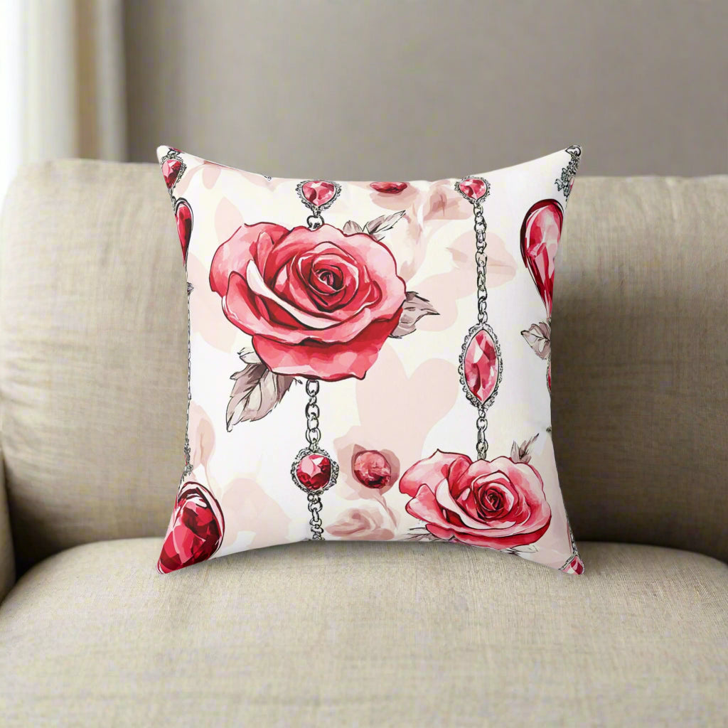 Romantic Rose Valentine Pillow - Kim’s Signature Beauty & Accessories    