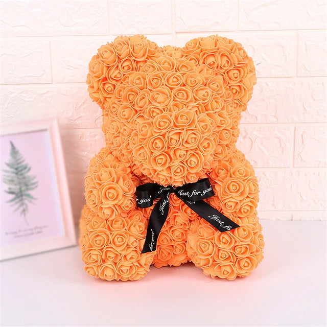 Rose Bear Artificial Flowers with LED Light Gift Box - Kim’s Signature Beauty & Accessories    