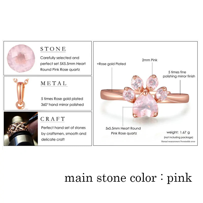 Rose Gold Claw Rings - Kim’s Signature Beauty & Accessories    