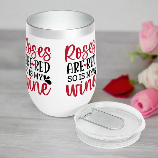 Roses are Red and so is My Wine Tumbler - Kim’s Signature Beauty & Accessories    