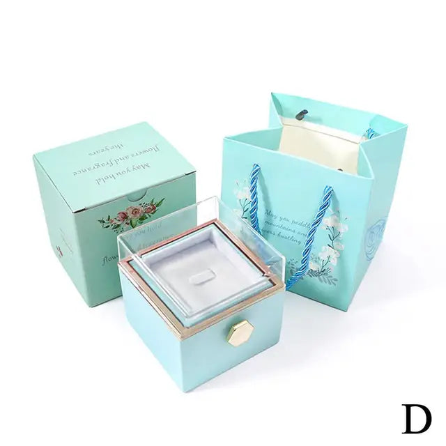 Rotating Rose Gift Box Acrylic - Kim’s Signature Beauty & Accessories    