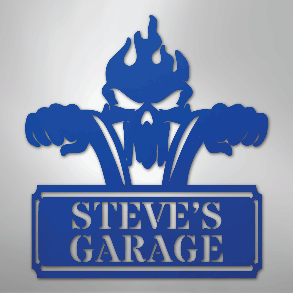 Rough Ride Monogram - Steel Sign - Kim’s Signature Beauty & Accessories