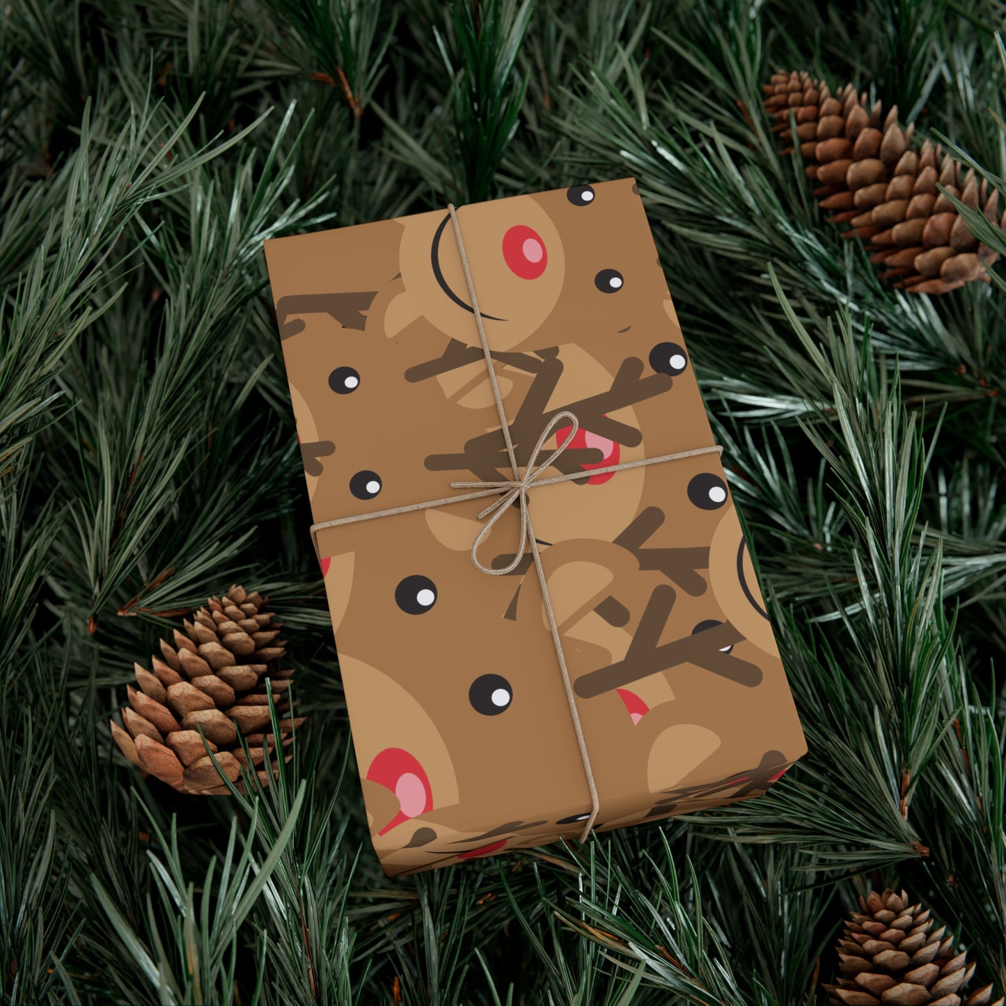 Rudolph Christmas Gift Wrap Paper - Kim’s Signature Beauty & Accessories    