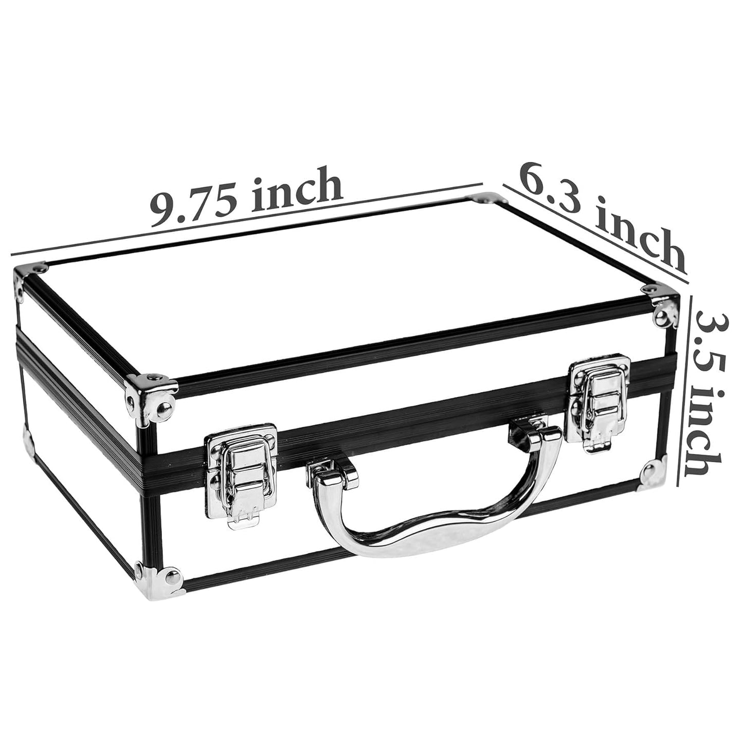 SHANY Carry All Makeup Train Case – Silver All-in-One Pro Makeup Set - Kim’s Signature Beauty & Accessories    