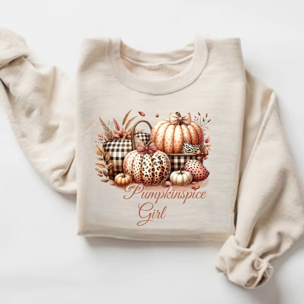 Pumpkin Spice Girl Tee or Sweatshirt - Kim’s Signature Beauty & Accessories    (Store description)
