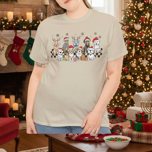 Santa Dogs Christmas T-Shirt - Kim’s Signature Beauty & Accessories    