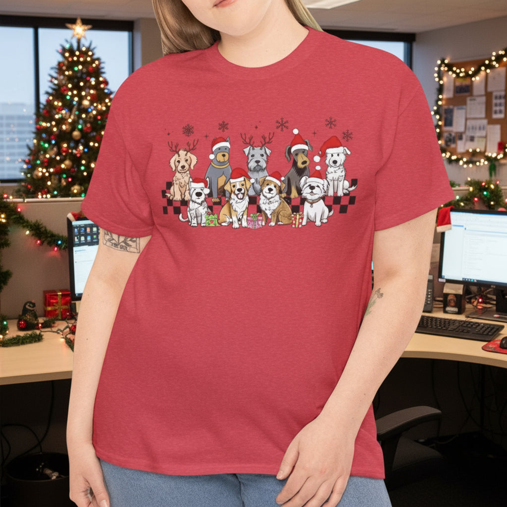 Santa Dogs Christmas T-Shirt - Kim’s Signature Beauty & Accessories    